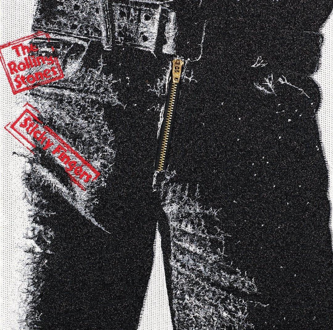 The Rolling Stones, Sticky Fingers Embroidered Artwork Art