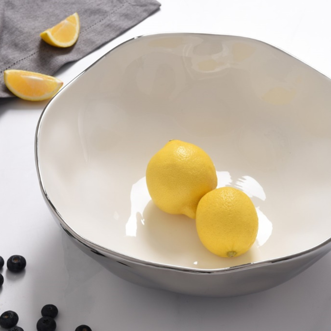 Thin & Simple Wide Bowl Serving Bowl