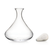 Simon Pearce Vintner Wine Decanter with Marble Stopper