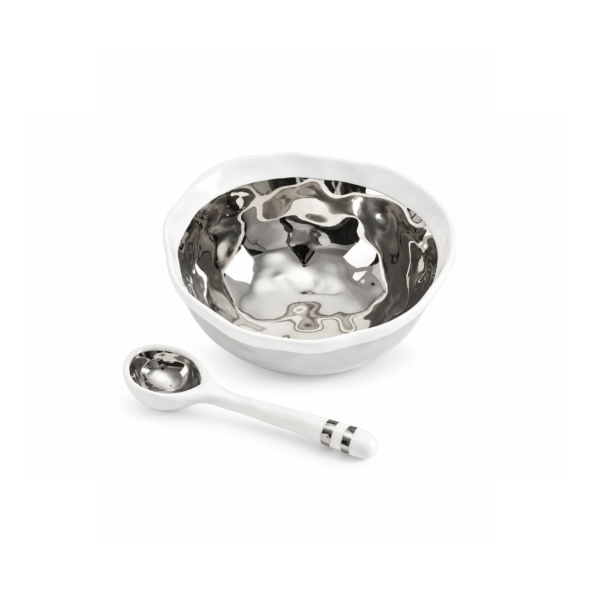 Wavy Bowl Set with Spoon