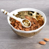 Wavy Bowl Set with Spoon Serving Bowl