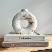 Marble Halo Vase Decorative Vases