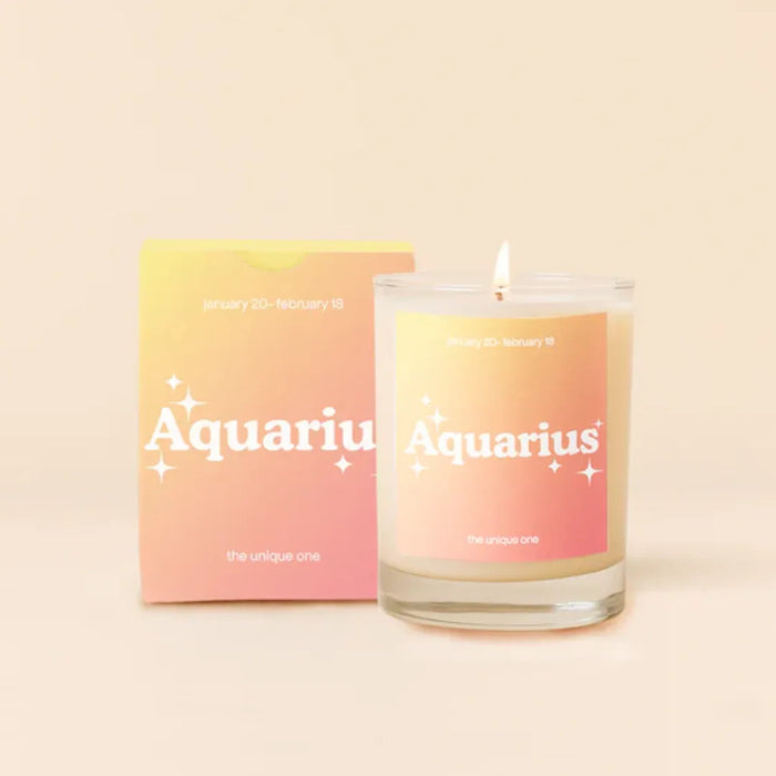 Zodiac Candles Aquarius Candles