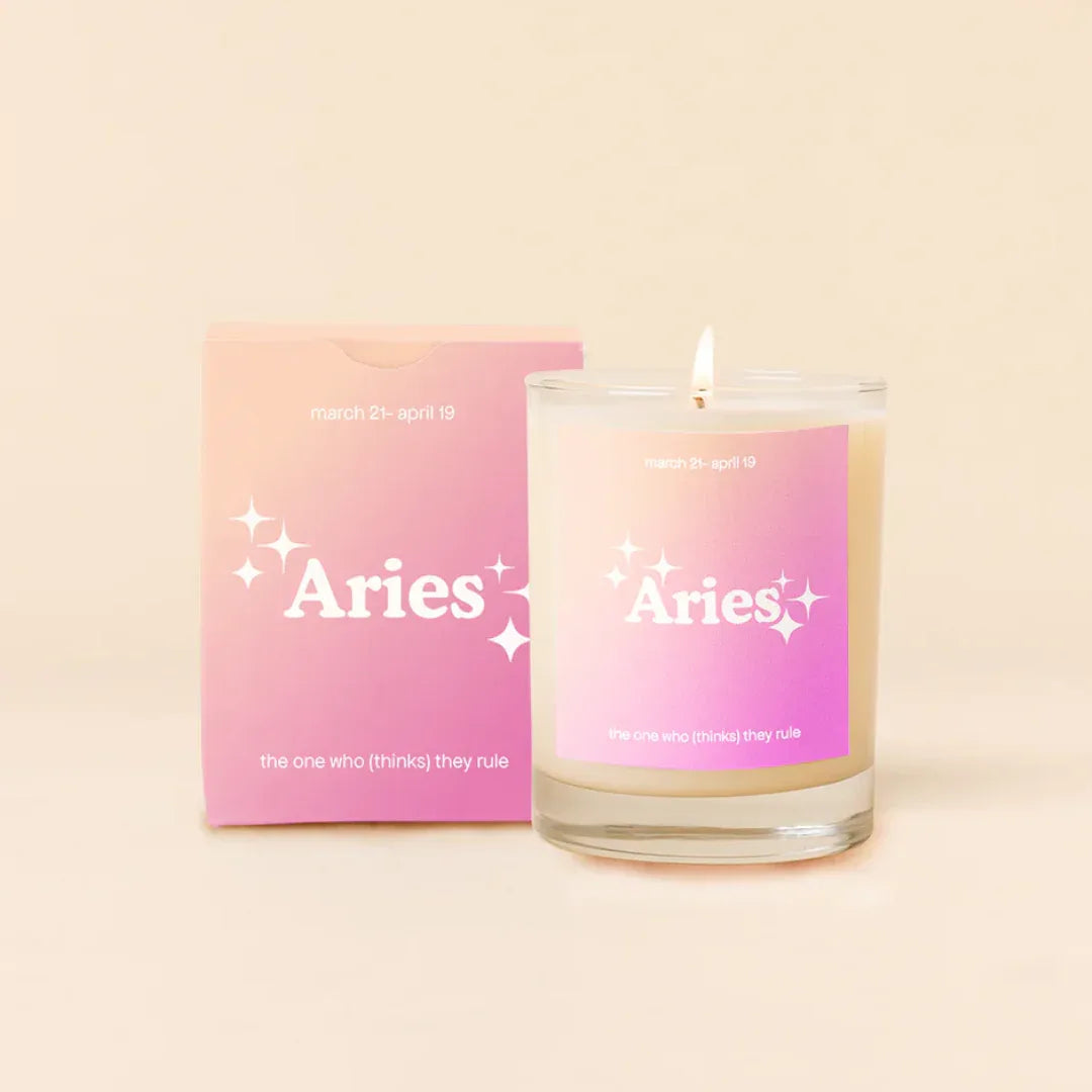 Zodiac Candles Aries Candles