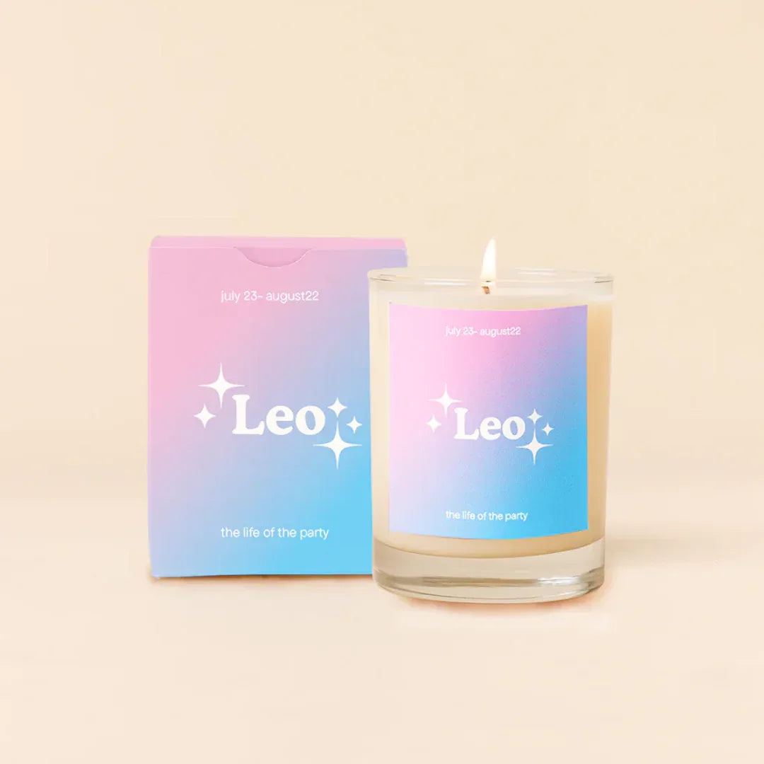 Zodiac Candles Leo Candles